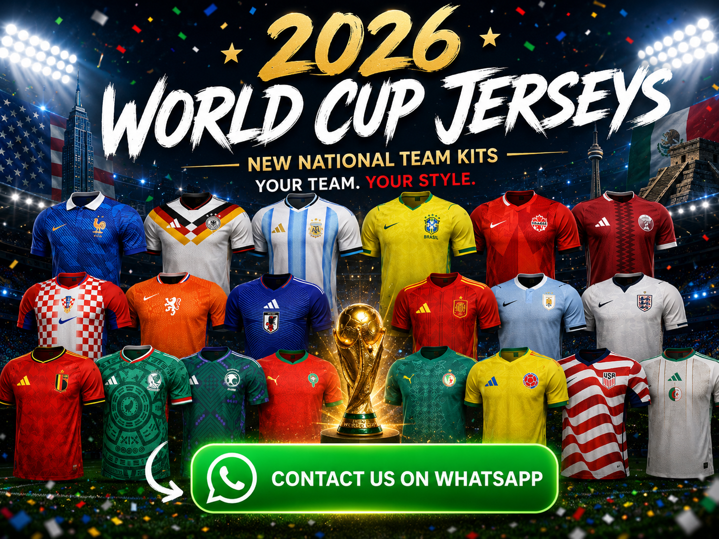 2026 World Cup national team jerseys